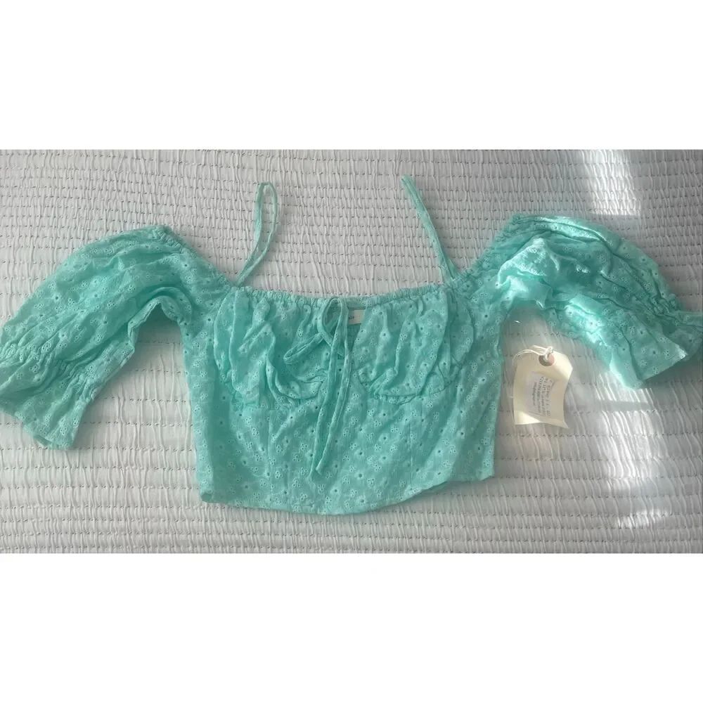 Cotton Smocked Top NEW NWT